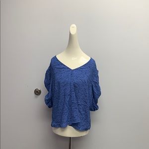 Women's Plus Size Polka Dot Print Pleated Top - Av